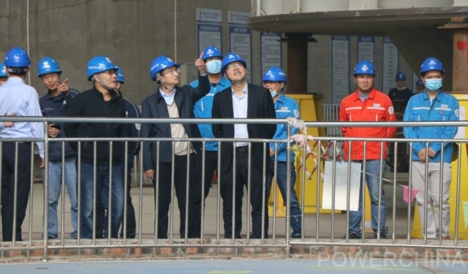 李东林到金沙水电站检查指导工作