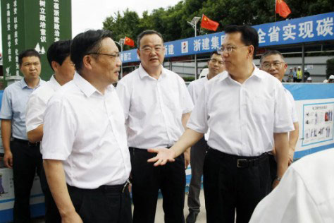 省委书记袁家军到浙建集团所属省之江文化中心项目调研