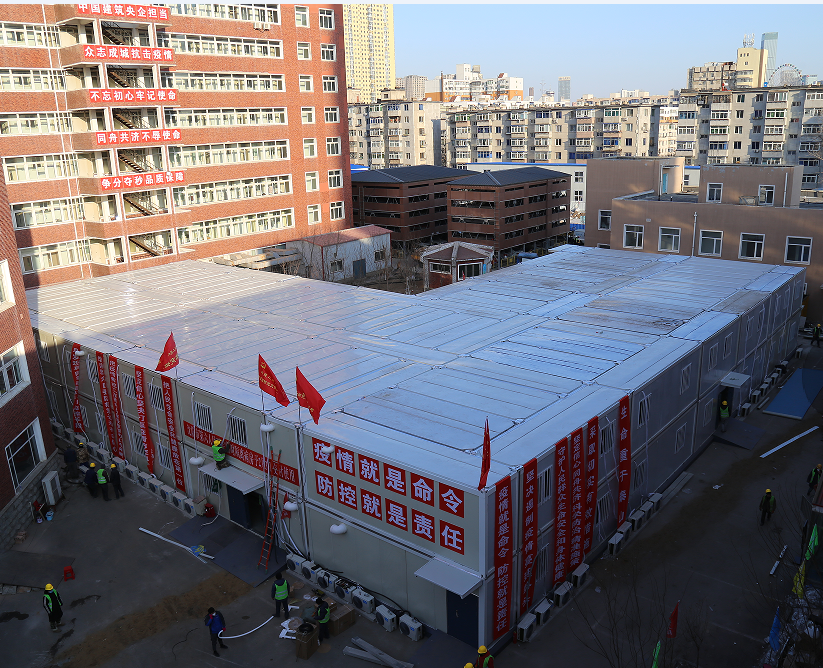 中建二局北方公司沈阳市第六人民医院扩改建项目 、华南公司南宁新康监狱防疫工程项目相继竣工交付