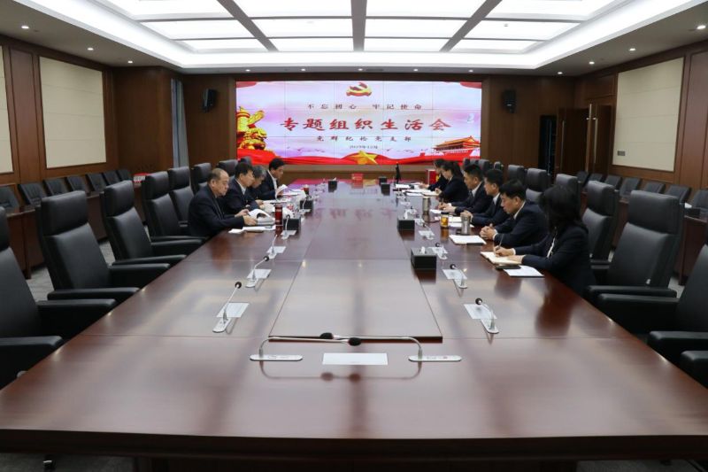 公司领导以普通党员身份参加所在党支部专题组织生活会