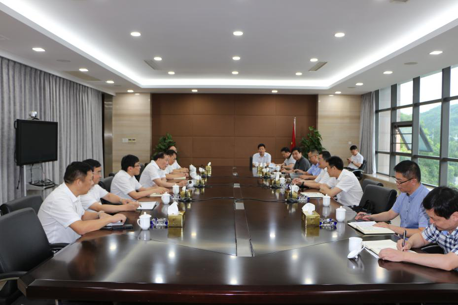 诸暨市委副书记、市长胡华良一行前来集团调研