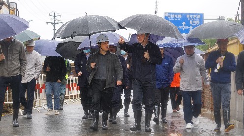 三峡集团安全质量总监到岳阳项目考察调研