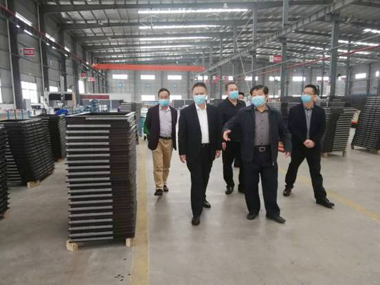 汕尾市领导彭永新视察维业科技防疫和复工复产工作