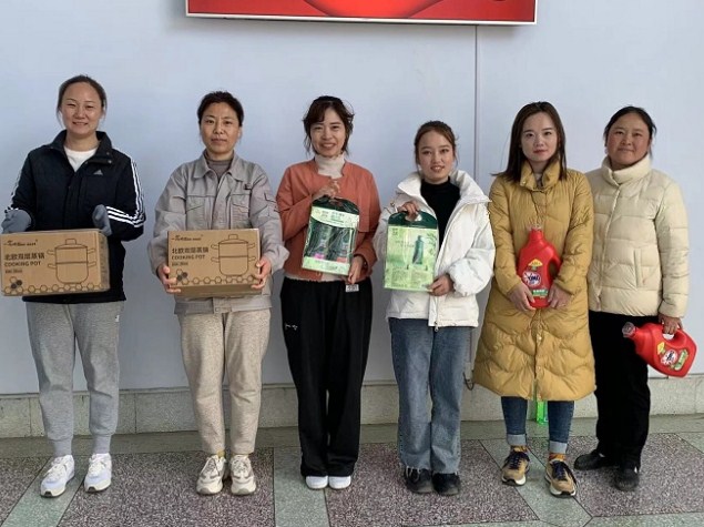 山东胜越公司举行庆祝“三·八”妇女节趣味活动