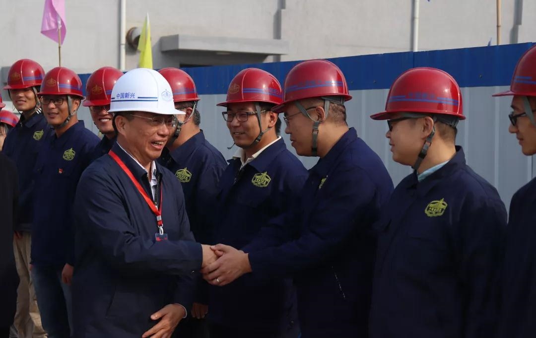 通用技术集团纪检组长王会杰到新兴建设河南中纺绿纤项目调研