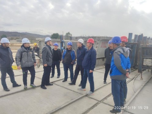 甘肃公航旅集团检查组到定临高速项目进行三季度安全检查