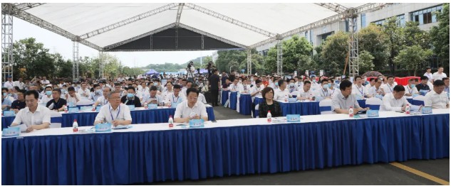 湖南省2021年“安全生产月”启动仪式在山河工业城举行