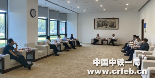 朱卫东与中国铁设集团董事长、党委书记刘为群举行会谈