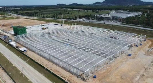国际公司泰国泰雅新建工厂一期总承包项目封顶