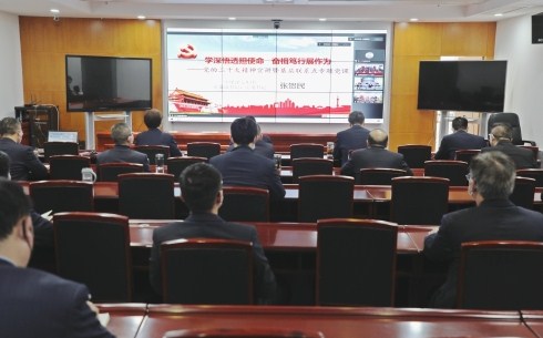 张贺民开展党的二十大精神宣讲暨党建联系点讲专题党课活动