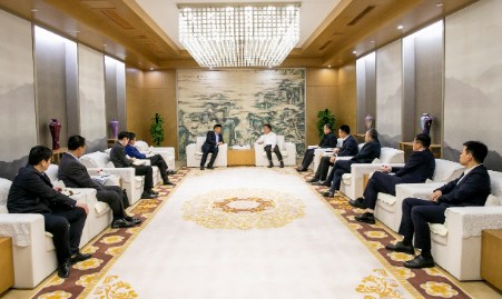 高武久会见淮南市田家庵区委书记从永刚