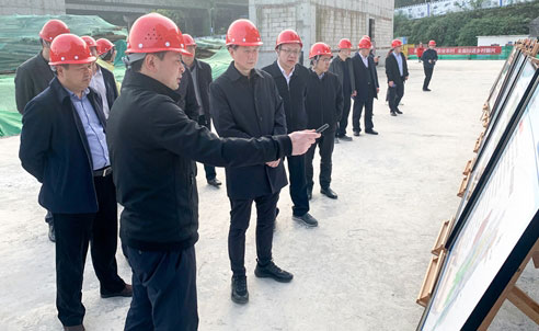  国家文化和旅游部领导莅临武隆游客接待中心项目考察指导工作