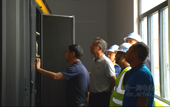 昆明局集团公司副总经理赵必忠一行检查大临铁路建设情况