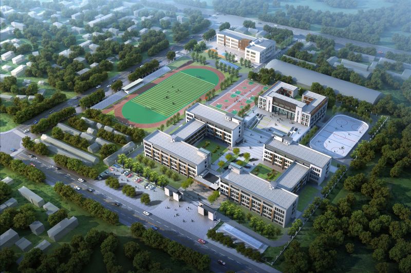 中国五冶中标河北省三河市高楼小学改建工程