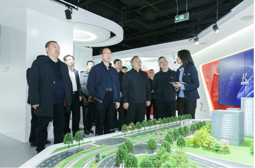 集团领导调研城建设计智控公司