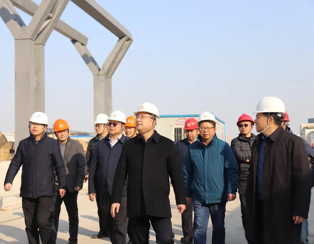 苏州市高新区党工委副书记、虎丘区区长毛伟调研苏州何山路二标项目