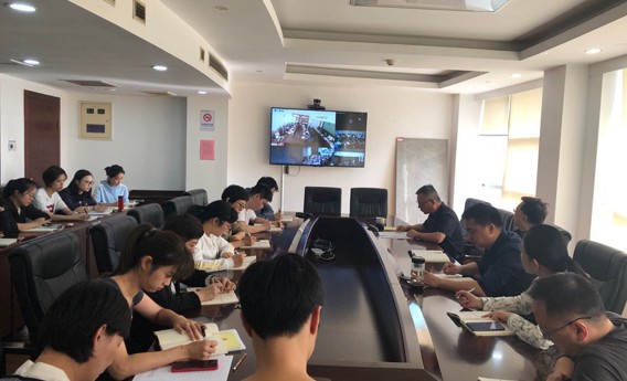 装饰公司传达学习习近平总书记在湖南考察调研时的重要讲话精神