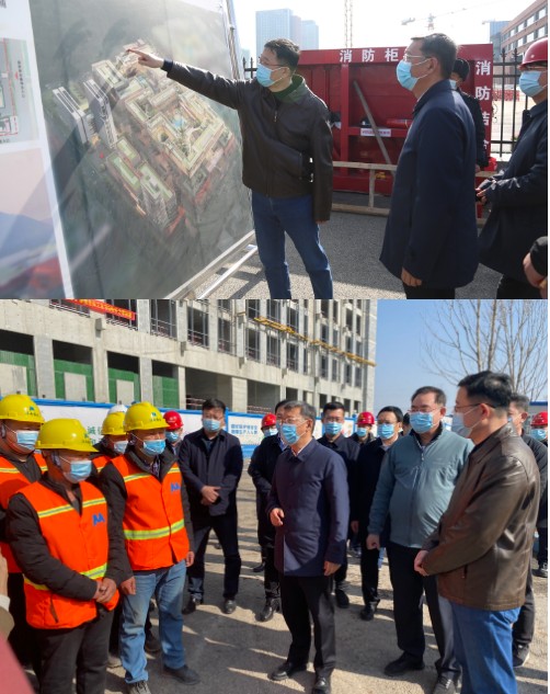 孙斌到中科院济南科创城走访慰问并调研项目建设情况