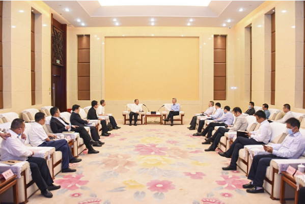 郭建军拜会深圳市大鹏新区党工委书记杨军