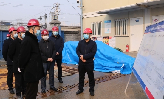 防疫复工两手抓 宋津喜陪同陈奋健检查北京地铁房山线北延项目
