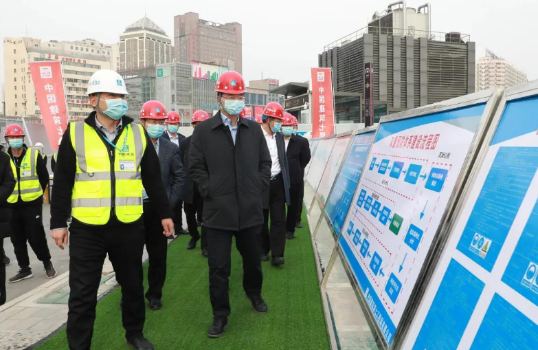 建证·安装发布|局党委书记、董事长方胜利慰问、调研郑州二七广场隧道项目