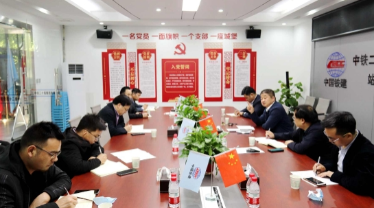 刘文武到六公司西安地铁五号线站后工程项目检查指导工作