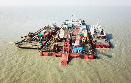 孟加拉单点系泊项目正式完工