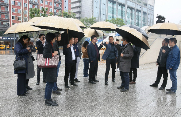上海复星到集团重点项目考察交流