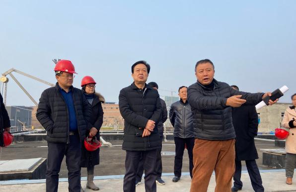 集团总经理贺瑞林到陕西中节能水务有限公司调研指导工作