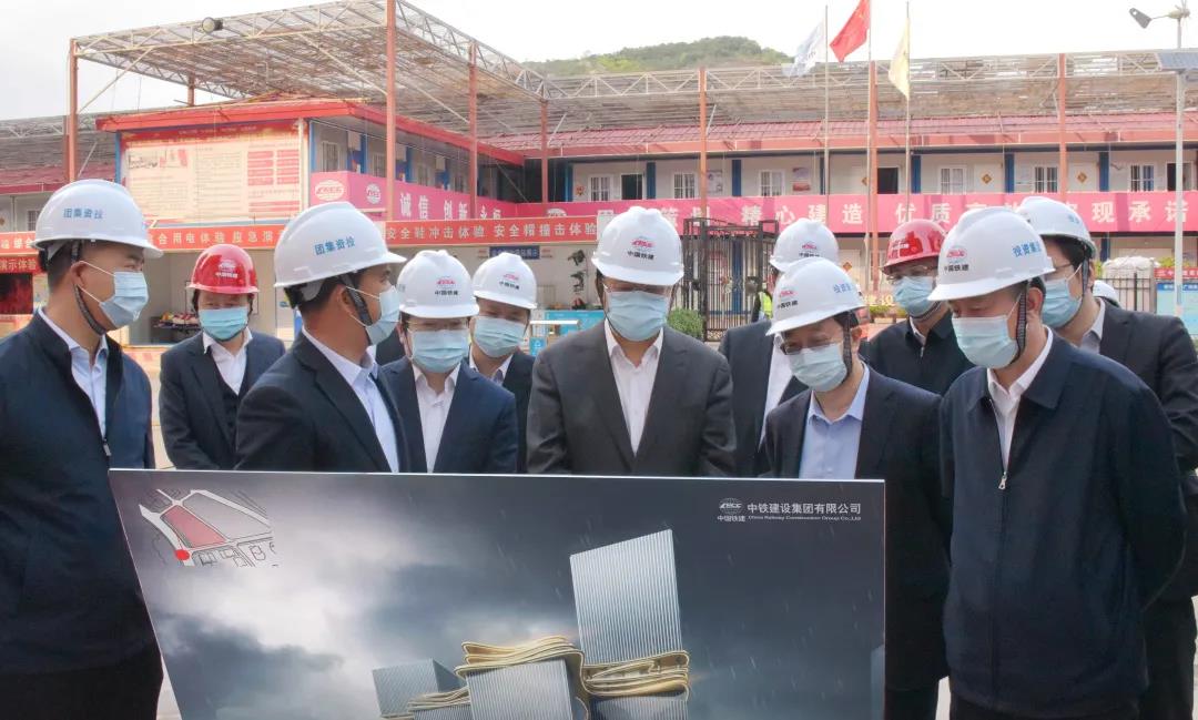 汪建平到中铁建设珠海片区项目调研
