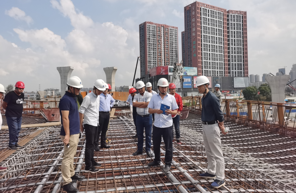 建管集团在红山路-和燕路快速化工程SG3标 项目现场举办2020年第四期项目管理论坛