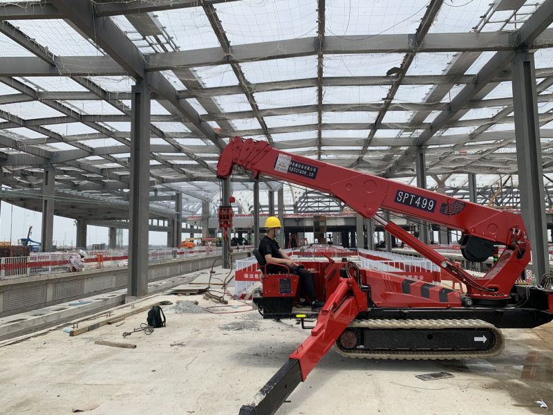 河南斯派特SPT499蜘蛛吊助力雄安高铁建设
