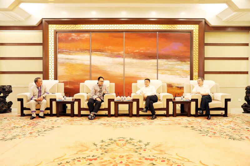 贵州省沿河县党政代表团来访中国二十冶