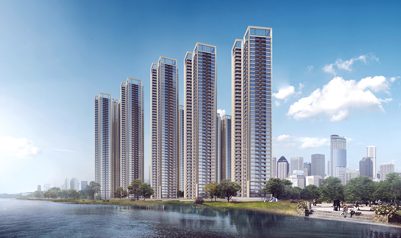 华中经理部签约6.95亿元北辰新河三角洲项目D4区建安工程