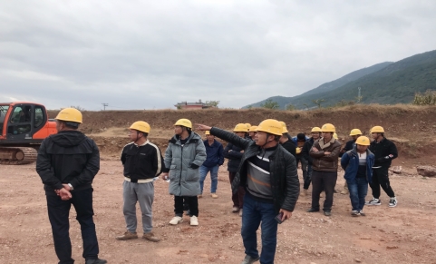 宁永高速一合同一分部路基边坡构造物施工现场观摩会