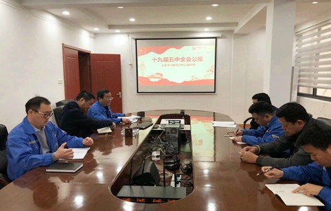 机施分公司党支部开展学习十九届五中全会精神主题党日活动