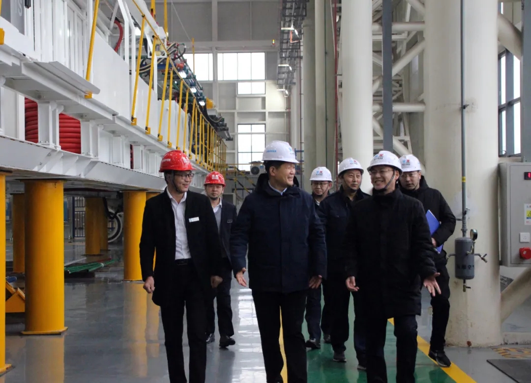 西安市经开区副主任刘明利莅临公司调研指导工作