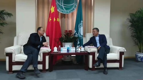 贺鹏程拜会国网新源控股有限公司党委书记、董事长候清囯