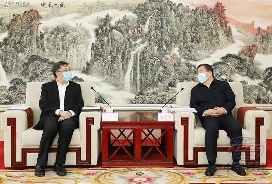 庄尚标会见山东省委常委、济南市委书记孙立成 并调研中国铁建中原区域总部、中铁十四局