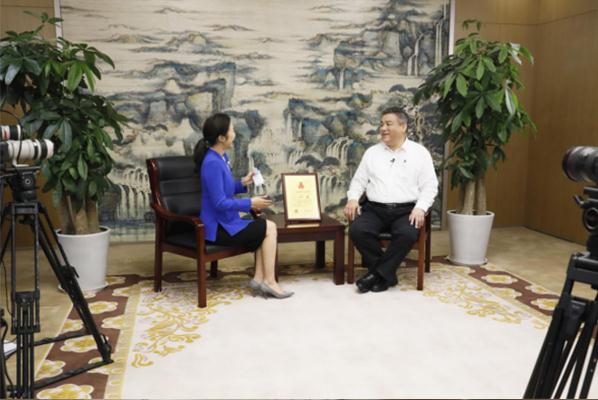 “丝路国际卫视联盟”实景访谈栏目《丝路会客厅》走进上海宝冶
