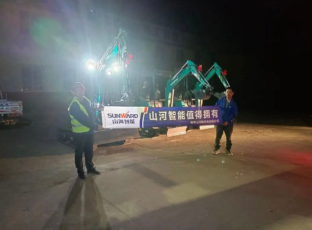好服务、好设备！山河智能挖掘机再获客户追加订单