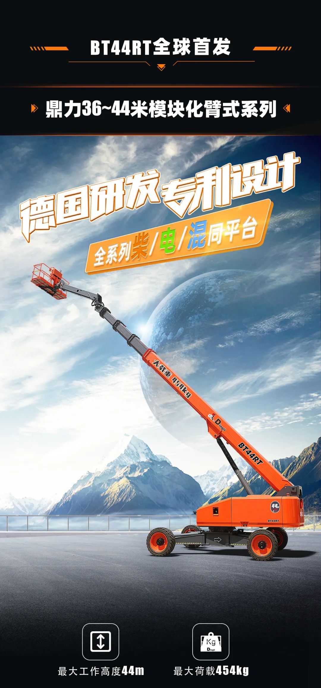专注创新研发，拒绝跟风仿制！鼎力BT44RT发布！