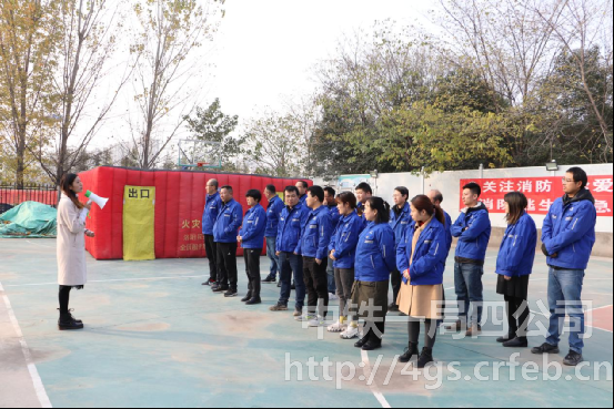 中铁一局四公司洛阳地铁2号线项目开展消防逃生应急演练活动