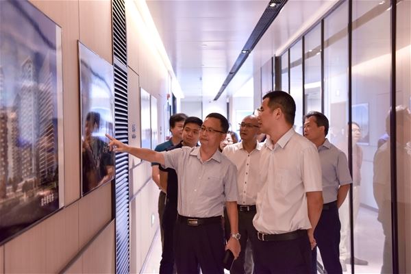 投控公司总经理王文杰率队到城建集团调研
