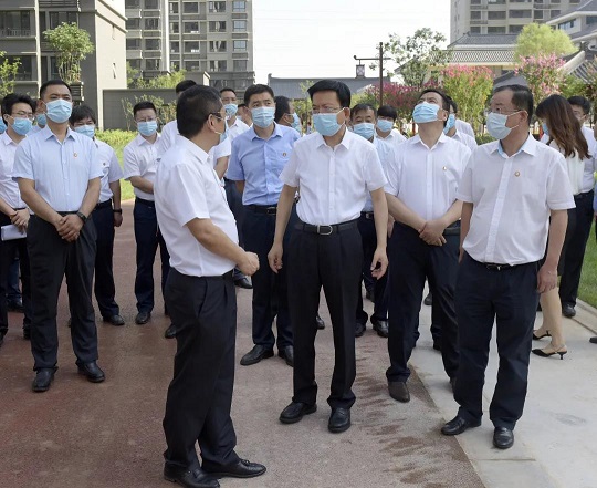 张义光到陕建翠园锦绣项目调研时强调