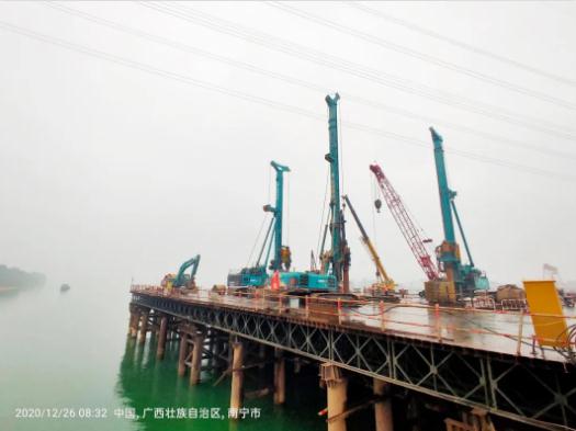 惊艳！山河智能低净空旋挖钻机广西获赞