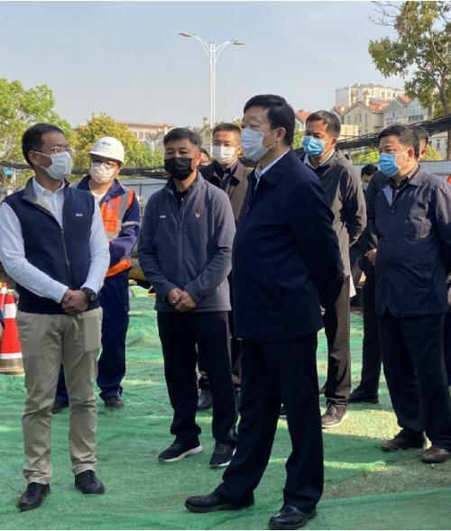 云南省委常委、昆明市委书记程连元到官渡项目检查疫情防控和复工复产情况