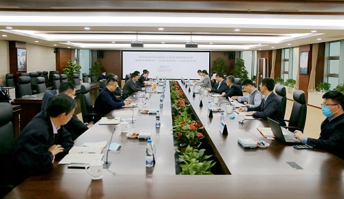 林懿翀、唐桥梁会见中冶国际集团董事长杨若冰、总经理王洲