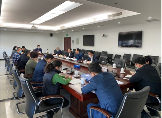 丁焰章参加指导市场经营部党支部2020年度组织生活会