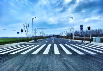 二分公司临泉长官特色古镇市政工程 蕴华路及涎河桥正式通车